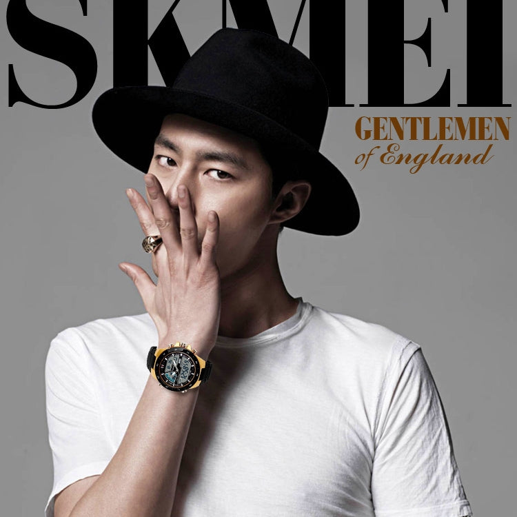 SKMEI 1016 Multifunctional Men Outdoor Sports Noctilucent Waterproof Double Digital Watch (Red + Black) - free shipping - PMC TechLife - Order now!