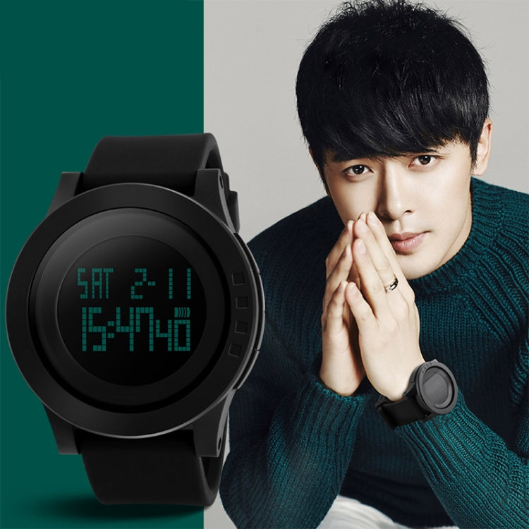 SKMEI 1142 Multifunctional Men Outdoor Sports Noctilucent Waterproof Silica Gel Digital Watch (Green) - free shipping - PMC TechLife - Order now!