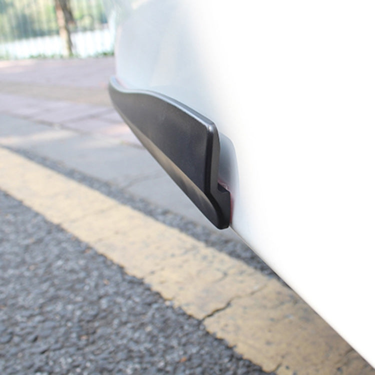 1 Pair Car Solid Color Silicone Bumper Strip, Style: Long (White) - Anti Collision Sticker by PMC TechLife | Online Shopping South Africa | PMC TechLife | Buy Now Pay Later Mobicred