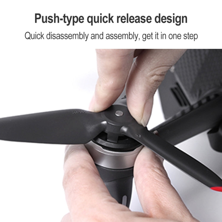 2 Pairs Sunnylife 5328S Quick-release Propellers for DJI FPV(Silver) - Other Accessories by Sunnylife | Online Shopping South Africa | PMC TechLife | Buy Now Pay Later Mobicred