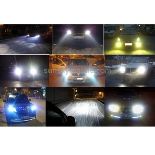 2 PCS 9006 Halogen Head Lamp 12V 100W 2400 LM 5000K Warm White Light - Halogen Lights by PMC TechLife | Online Shopping South Africa | PMC TechLife | Buy Now Pay Later Mobicred