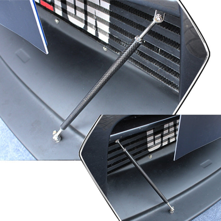2 PCS Car Modification Large Surrounded By The Rod Telescopic Lever Front and Rear Bars Fixed Front Lip Back Shovel Adjustable Small Rod, Length: 20cm(Black) - Trunk & Bumper Accessories by PMC TechLife | Online Shopping South Africa | PMC TechLife | Buy Now Pay Later Mobicred