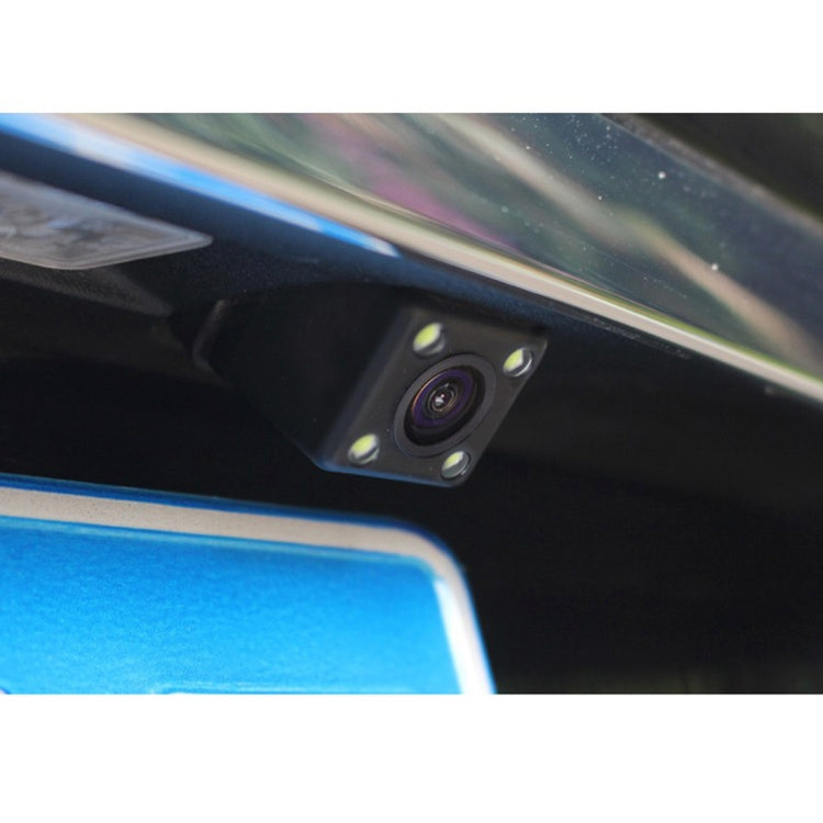 PZ601-C TFT LCD 2 Video Input 4.3 Inch Parking Monitor 2 in 1 with 648*488 Pixels Rear View Camera Glass Lens with 6m RCA Video Cable - Rear View Cameras by PMC TechLife | Online Shopping South Africa | PMC TechLife | Buy Now Pay Later Mobicred