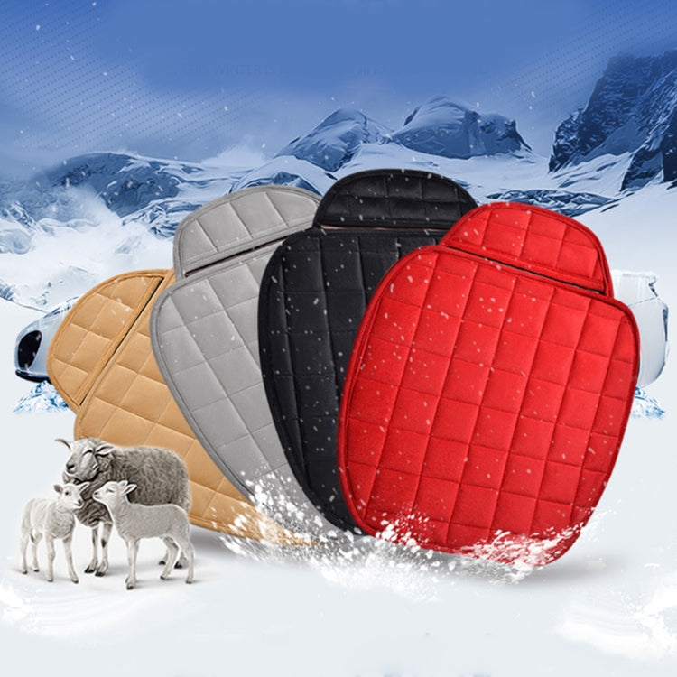 3 PCS / Set Warm Car Seat Cover Cushion Five Seats Universal Two Front Row Seat Covers and One Back Row Seat Cover Car Non-slip Chair Pad Warm Car Mats No Back Plush Cushion(Black) - Seat Accessories by PMC TechLife | Online Shopping South Africa | PMC TechLife | Buy Now Pay Later Mobicred