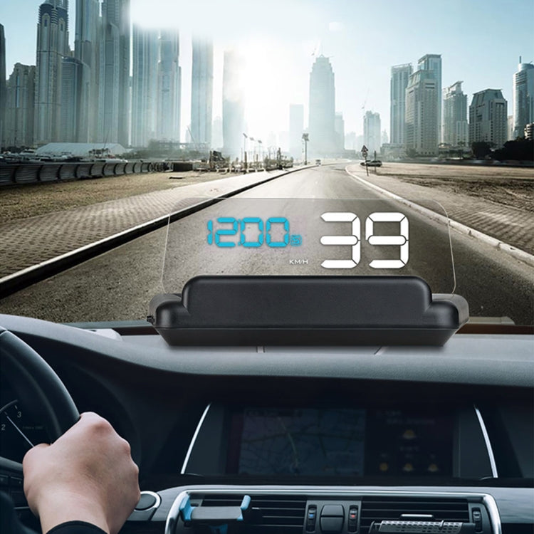 T900 Car GPS HUD Virtual HD Reflection Board Head-up Display, Speed & Driving Distance / Time Display, Over Speed & Voltage & Low Voltage Alarm, Fatigue Driving - Head Up Display System by PMC TechLife | Online Shopping South Africa | PMC TechLife | Buy Now Pay Later Mobicred