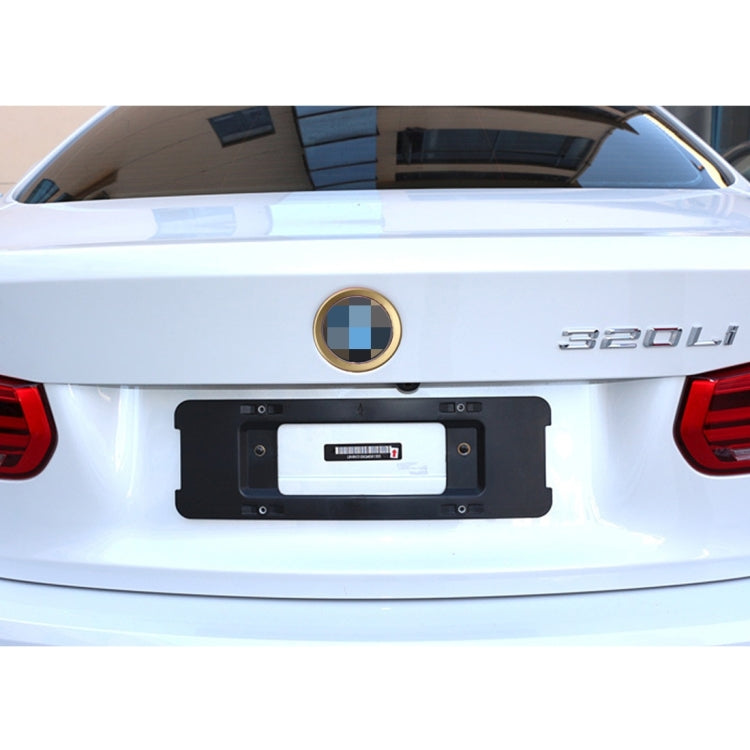 2 PCS/Set Zinc Alloy Steering Wheel Decoration Ring Sticker Logo Car Styling Modification Car Front Logo Ring Decoration Rear Cover Trim Hood Emblem Rings for BMW 3 Series(Gold) - Decoration Rings by PMC TechLife | Online Shopping South Africa | PMC TechLife | Buy Now Pay Later Mobicred
