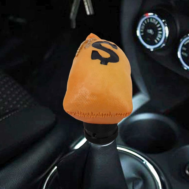 Dollar Money Bag Shaped Universal Vehicle Car Shifter Cover Manual Automatic Gear Shift Knob - Shift Knob by PMC TechLife | Online Shopping South Africa | PMC TechLife | Buy Now Pay Later Mobicred