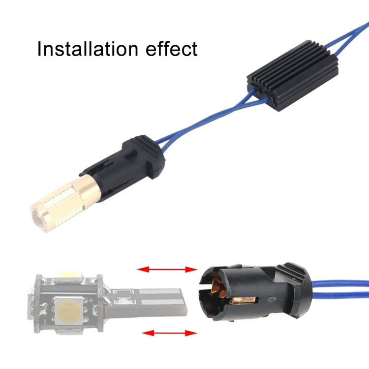 2 PCS T10 Car Auto Clearance Light Warning Error-free Decoder Adapter for DC 12V/3W - Headlight Ballast by PMC TechLife | Online Shopping South Africa | PMC TechLife | Buy Now Pay Later Mobicred