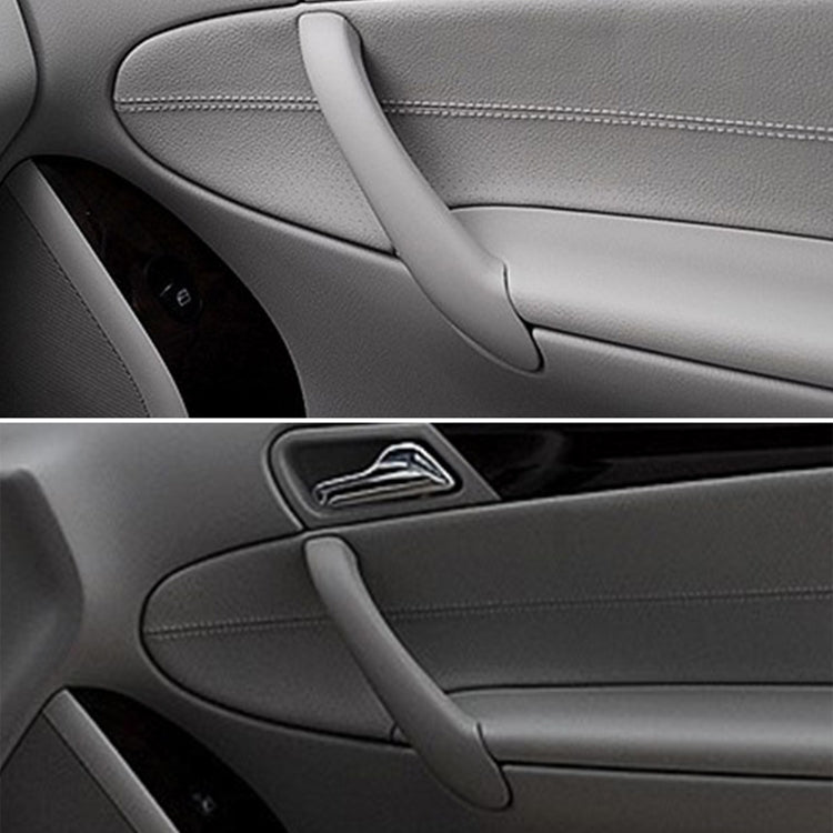Car Rear Left Inside Doors Handle Pull Trim Cover for Mercedes-Benz C-class W203 -2007, Left Driving (Grey) - Door Handles by PMC TechLife | Online Shopping South Africa | PMC TechLife | Buy Now Pay Later Mobicred