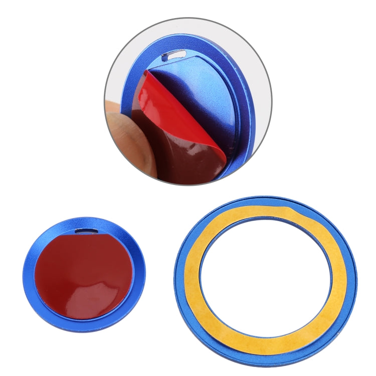 Car Engine Start Key Push Button Ring Trim Metal Sticker Decoration for Cadillac CT5 CT4 XT4 XT6 / Chevrolet Silverado (Gold) - Decoration Rings by PMC TechLife | Online Shopping South Africa | PMC TechLife | Buy Now Pay Later Mobicred