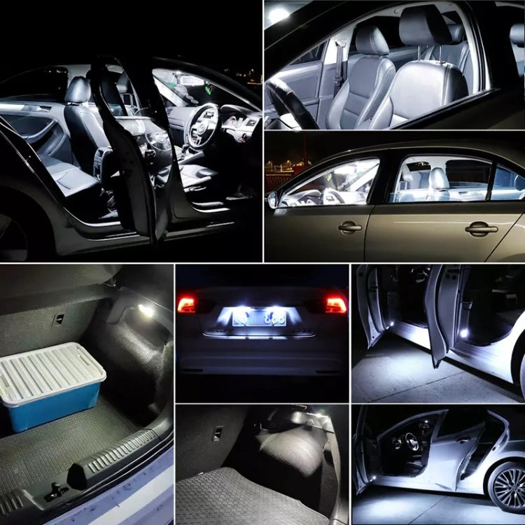 2pcs 39mm IC12V / 2.76W / 0.23A / 300LM 3LEDs SMD Car Reading Lamp Dome Light - Dome Lights by PMC TechLife | Online Shopping South Africa | PMC TechLife | Buy Now Pay Later Mobicred