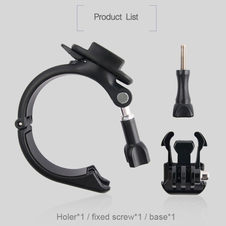 GP434 Large Size Bicycle Motorcycle Handlebar Fixing Mount for GoPro, Insta360, DJI and Other Action Cameras(Black) - Bicycle Handlebar Mount by PMC TechLife | Online Shopping South Africa | PMC TechLife | Buy Now Pay Later Mobicred