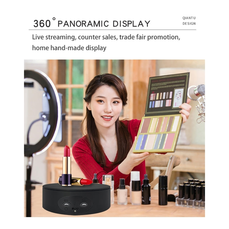 13cm Xiaoai Electric Rotating Turntable Display Stand Video Shooting Props Turntable (White) - by PMC TechLife | Online Shopping South Africa | PMC TechLife | Buy Now Pay Later Mobicred