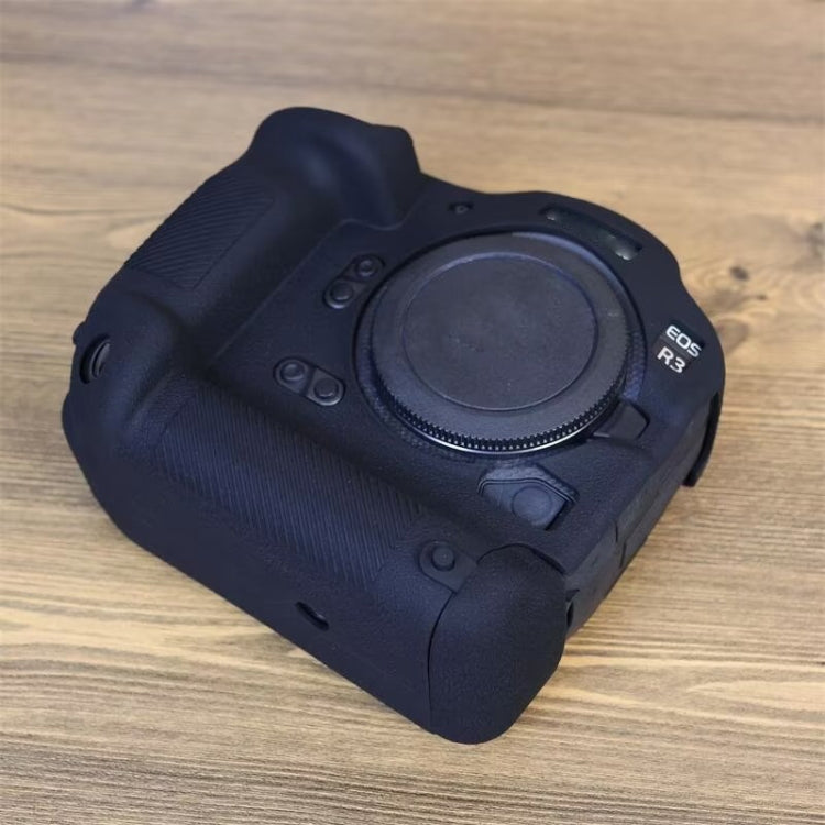 For Canon EOS R3 Soft Silicone Protective Case (Blue) - Protective Case by PMC TechLife | Online Shopping South Africa | PMC TechLife | Buy Now Pay Later Mobicred