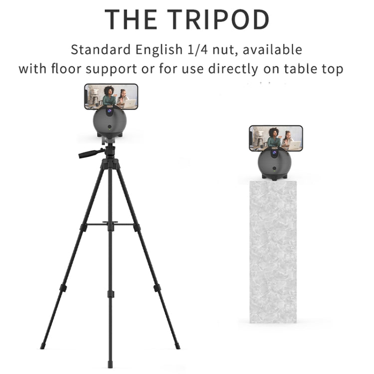 Q9 Al Gesture Recognition Two Axis Follow-up Cloud Platform(Dark Gray) - Tripod Heads by PMC TechLife | Online Shopping South Africa | PMC TechLife | Buy Now Pay Later Mobicred