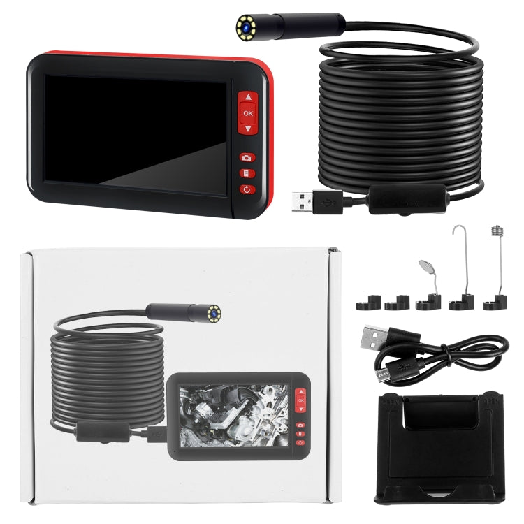 P20 4.3 Inch Screen Display HD1080P Inspection Endoscope with 8 LEDs, Length: 2m, Lens Diameter: 8mm, Mild Line - by PMC Jewellery | Online Shopping South Africa | PMC Jewellery | Buy Now Pay Later Mobicred