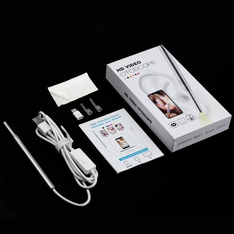 1MP HD Visual Ear Nose Tooth Endoscope Borescope with 6 LEDs, Lens Diameter: 5.5mm - by PMC Jewellery | Online Shopping South Africa | PMC Jewellery | Buy Now Pay Later Mobicred