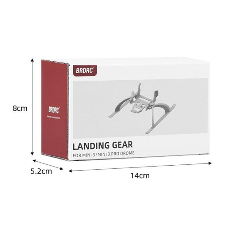For DJI Mini 3 / 3 Pro BRDRC Folding Heightened Landing Gear Training Rack (Grey) - free shipping - PMC TechLife - Order now!