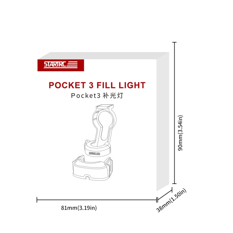 For DJI Pocket 3 STARTRC Cat-ears Magnetic Fill Light with Holder Clip Kit (Grey) - free shipping - PMC TechLife - Order now!