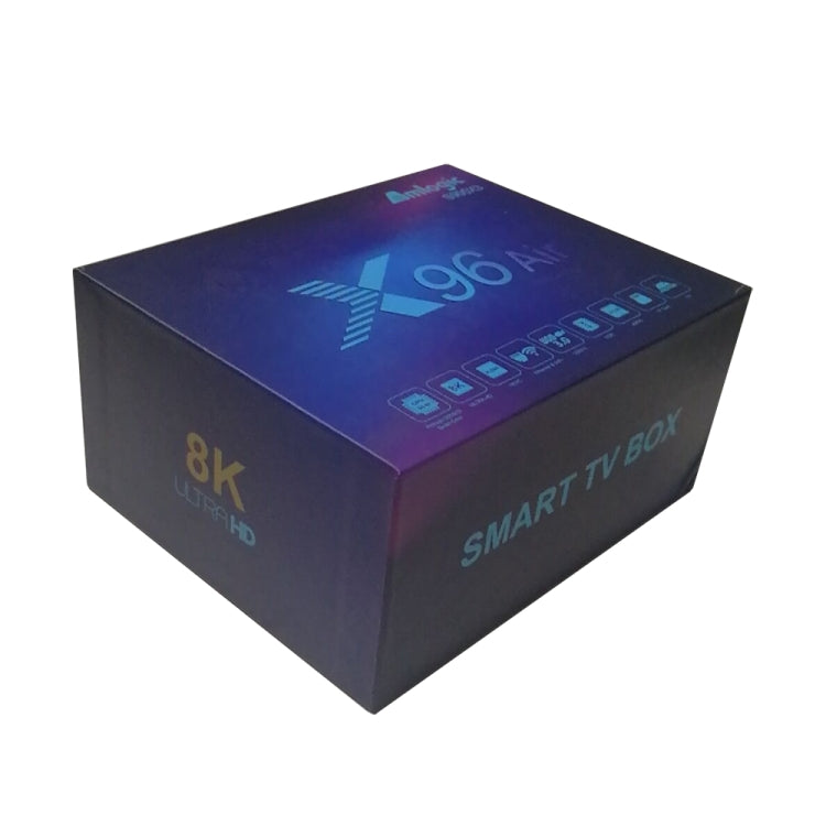 X96 Air 8K Smart TV BOX Android 9.0 Media Player with Remote Control, Quad-core Amlogic S905X3, RAM: 4GB, ROM: 32GB, Dual Band WiFi, Bluetooth, US Plug - Amlogic S905 by PMC TechLife | Online Shopping South Africa | PMC TechLife | Buy Now Pay Later Mobicred