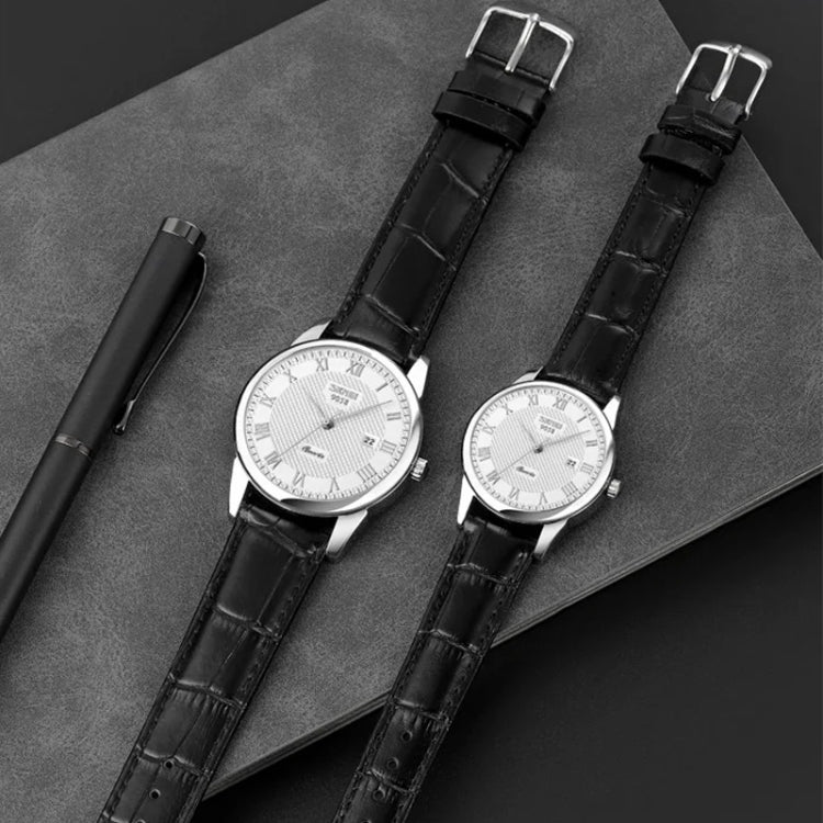 SKMEI 9058 Multifunctional Outdoor Fashion Waterproof Silver Shell Quartz Wrist Watch (Women Style Black Face Black Strap) - free shipping - PMC TechLife - Order now!