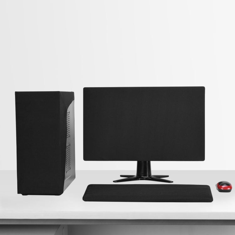 23 to 25 Inch Computer Monitor Dust Cover Hanging Cover Stretch Cloth LCD Desktop Dust Cover - Dust Covers by PMC TechLife | Online Shopping South Africa | PMC TechLife