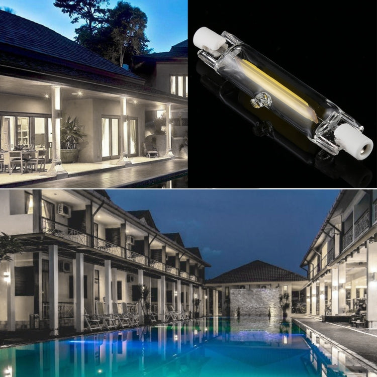 R7S 220V 5W 78mm COB LED Bulb Glass Tube Replacement Halogen Lamp Spot Light(6000K White Light) - LED Blubs & Tubes by PMc TechLife | Online Shopping South Africa | PMc TechLife | Buy Now Pay Later Mobicred