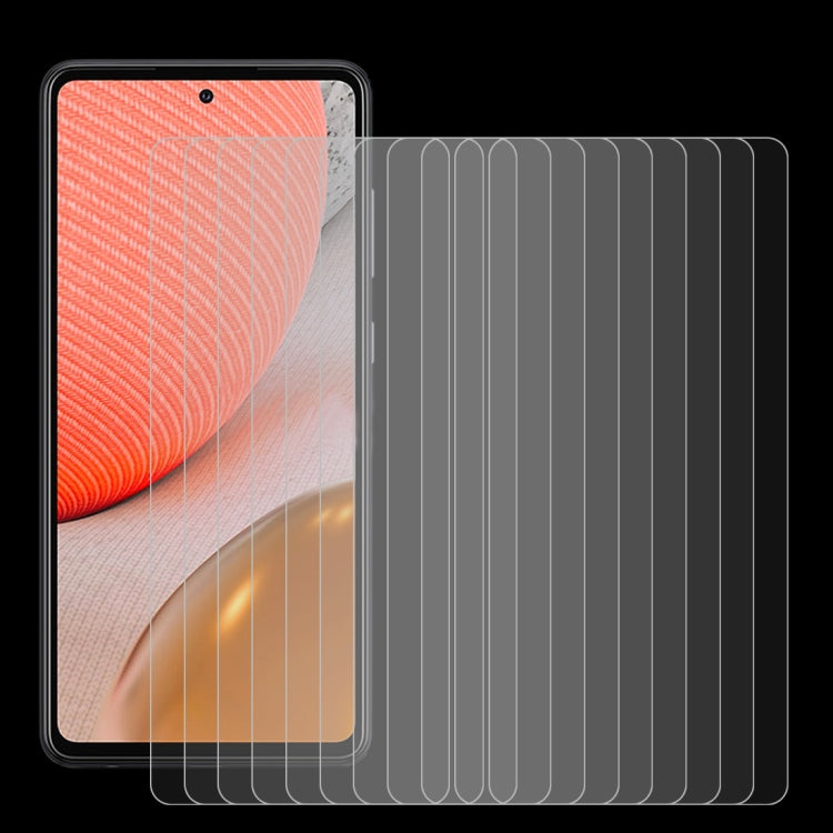 For Samsung Galaxy A72 5G / 4G 10pcs 0.26mm 9H 2.5D Tempered Glass Film - free shipping - PMC TechLife - Order now!