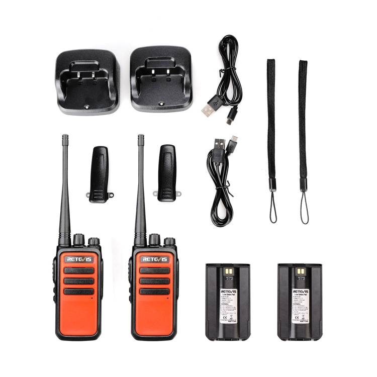 1 Pair RETEVIS RT66 16CHS FRS License-free Two Way Radio Handheld Walkie Talkie, US Plug - free shipping - PMC Jewellery - Order now!