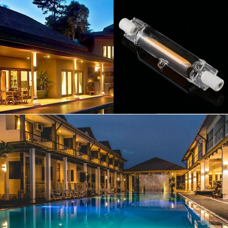 R7S 3W 350LM 78mm COB LED Bulb Glass Tube Replacement Halogen Lamp Spot Light, Warm Light - LED Blubs & Tubes by PMc TechLife | Online Shopping South Africa | PMc TechLife | Buy Now Pay Later Mobicred