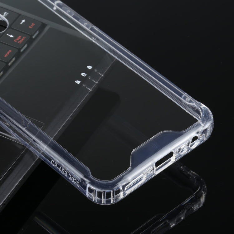 For OPPO A53 / A32 Four-corner Shockproof Transparent TPU + PC Protective Case - OPPO Cases by PMC TechLife | Online Shopping South Africa | PMC TechLife