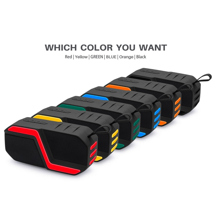 NewRixing NR-5019 Outdoor Portable Bluetooth Speaker, Support Hands-free Call / TF Card / FM / U Disk(Blue) - free shipping - PMC Jewellery - Order now!