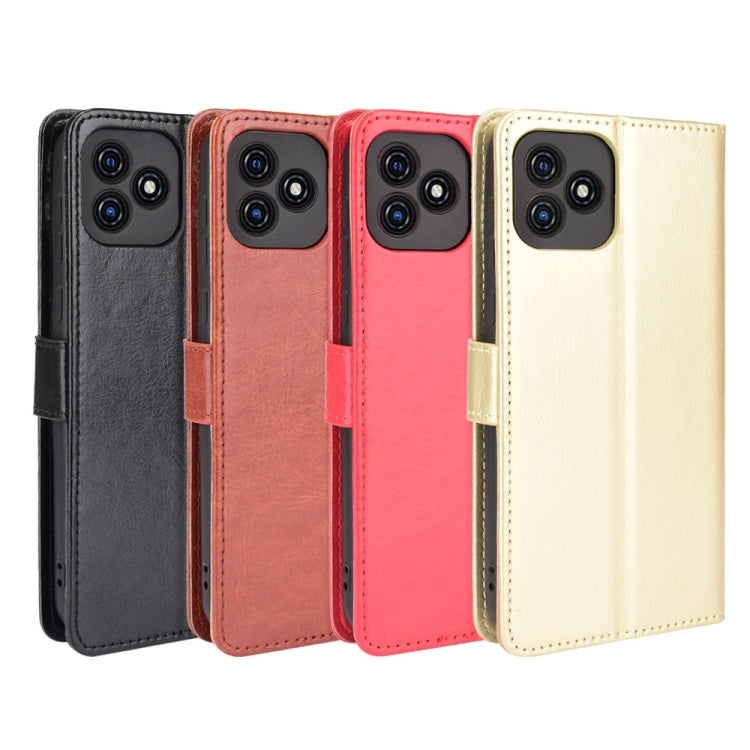 For Blackview Oscal C20 Crazy Horse Texture Horizontal Flip Leather Case with Holder & Card Slots & Lanyard(Red) - free shipping - PMC TechLife - Order now!