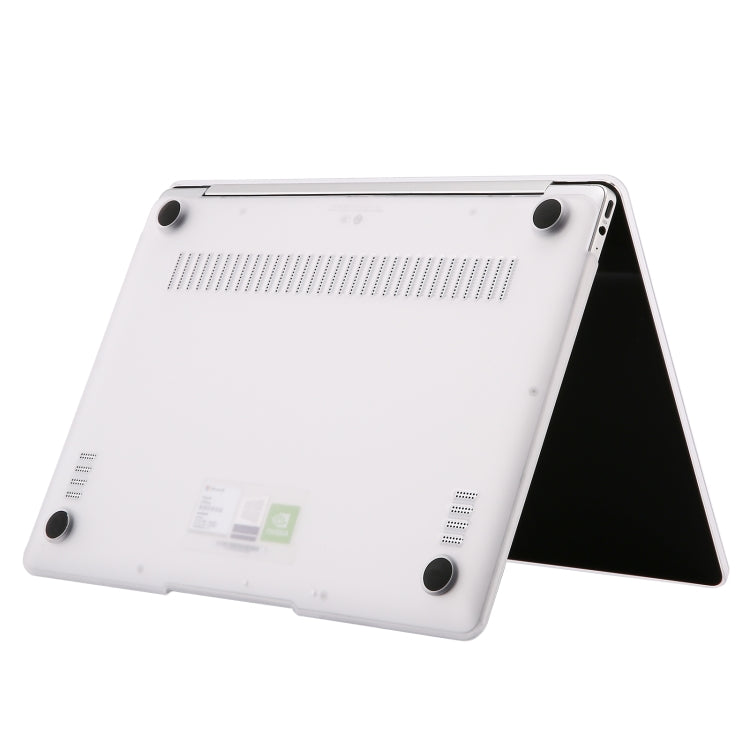 For Huawei MateBook D 15 / MagicBook 15 / X15 Shockproof Frosted Laptop Protective Case(Transparent) - 15 inch by PMC TechLife | Online Shopping South Africa | PMC TechLife | Buy Now Pay Later Mobicred