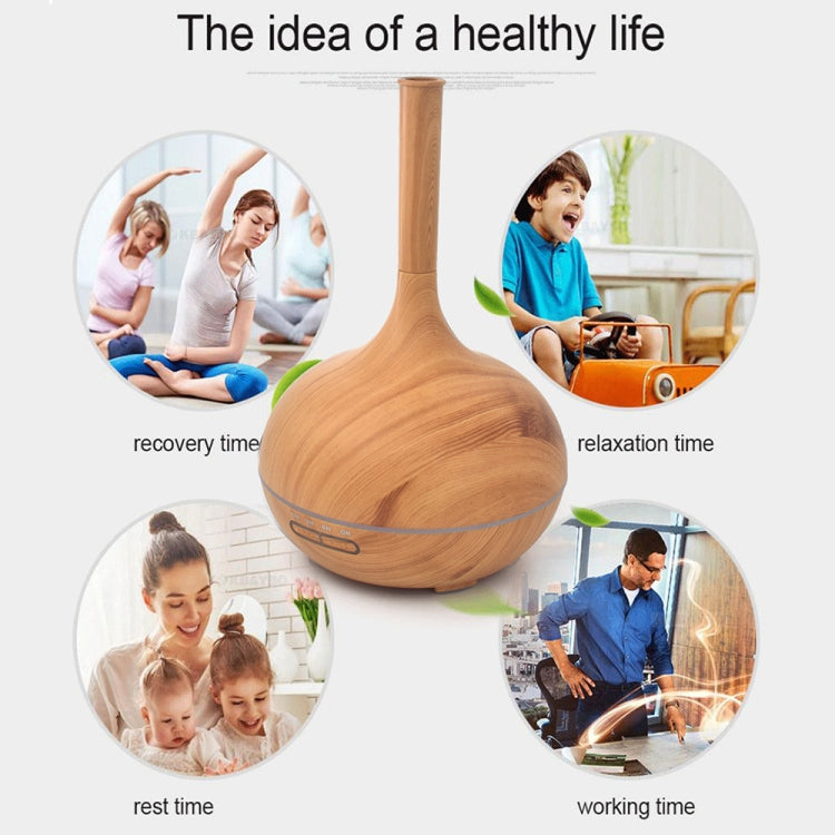 Creative Fragrance Machine Pointed Mouth Humidifier Automatic Alcohol Sprayer with Colorful LED Light, Plug Specification:US Plug(Dark Brown) - free shipping - PMC TechLife - Order now!
