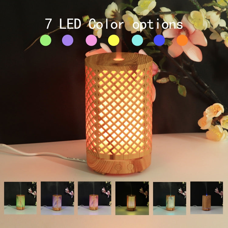 200ml Hollow-out Forest Pattern Wooden Essential Oil Aromatherapy Machine Ultrasonic Humidifier Automatic Alcohol Sprayer, Plug Specification:AU Plug(Dark Brown-3) - free shipping - PMC TechLife - Order now!