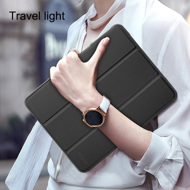 For iPad 9.7 Mutural Horizontal Flip PC + TPU + PU Leather Case with Holder & Pen Slot(Rose Gold) - free shipping - PMC TechLife - Order now!