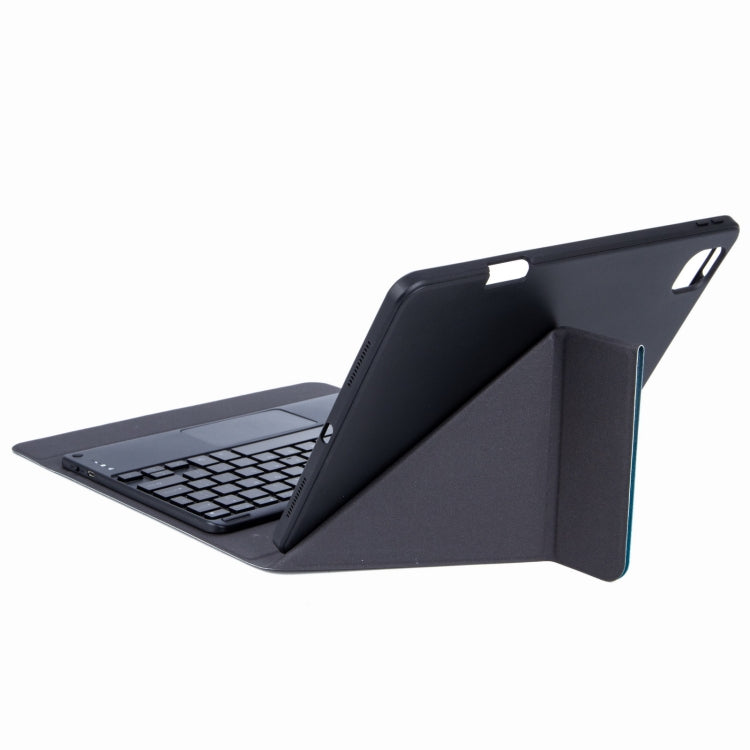 H-102C Touch Bluetooth Keyboard Leather Case with Rear Three-fold Holder For iPad 10.2 2020 & 2019 / Pro 10.5 inch(Dark Night Green) - Universal by PMC TechLife | Online Shopping South Africa | PMC TechLife