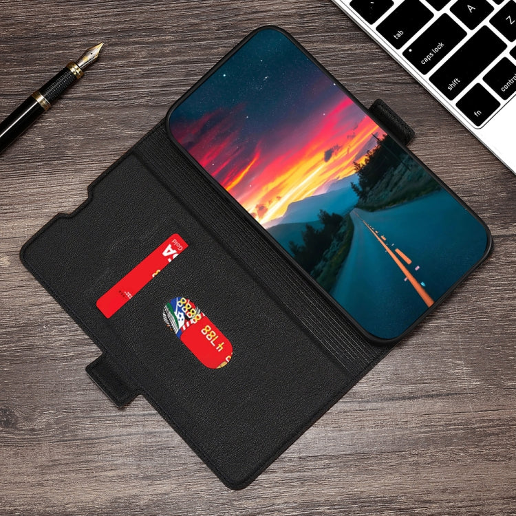 For Doogee Y8 Ultra-thin Voltage Side Buckle PU + TPU Leather Phone Case(Black) - More Brand by PMC TechLife | Online Shopping South Africa | PMC TechLife | Buy Now Pay Later Mobicred