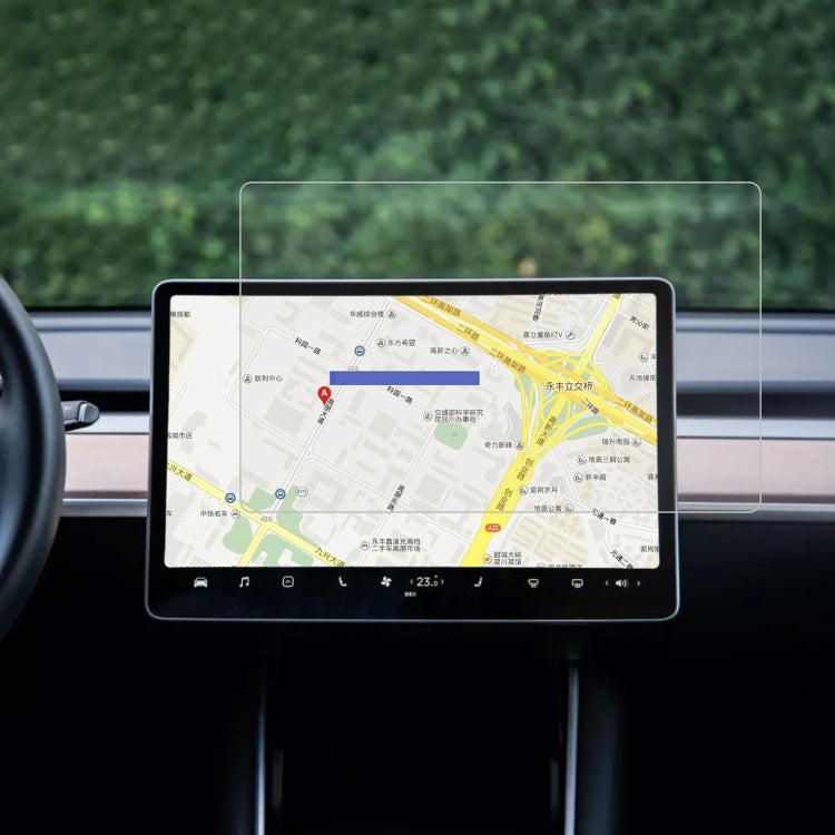 25 PCS Car Navigator Protective Film Tempered Glass Film For Tesla 15.6 - free shipping - PMC TechLife - Order now!