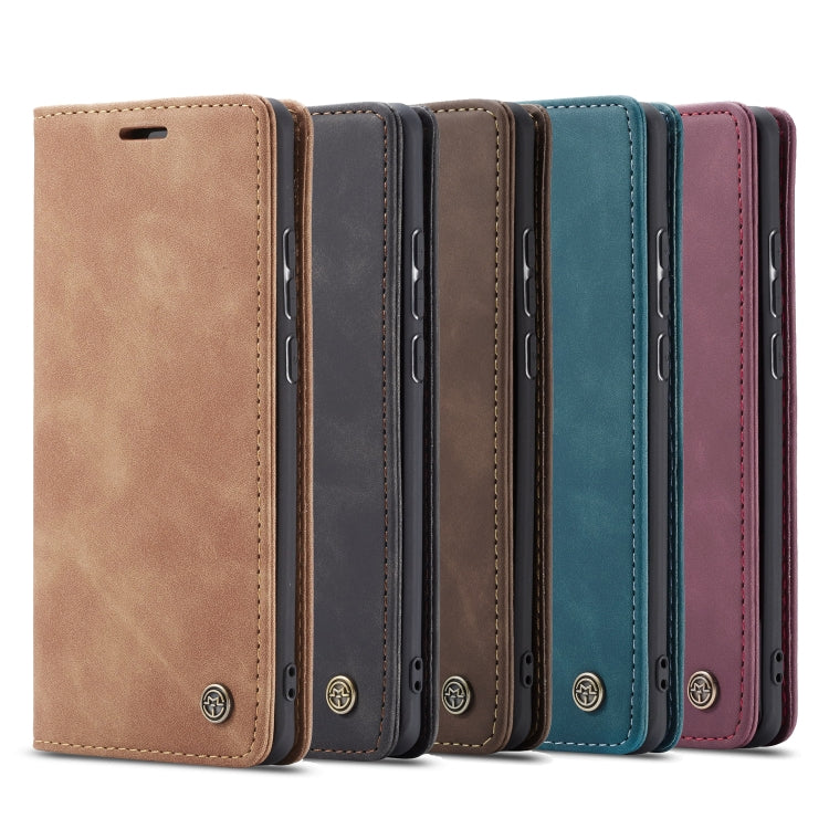 For Galaxy A71 CaseMe Multifunctional Horizontal Flip Leather Case, with Card Slot & Holder & Wallet(Brown) - free shipping - PMC Jewellery - Order now!