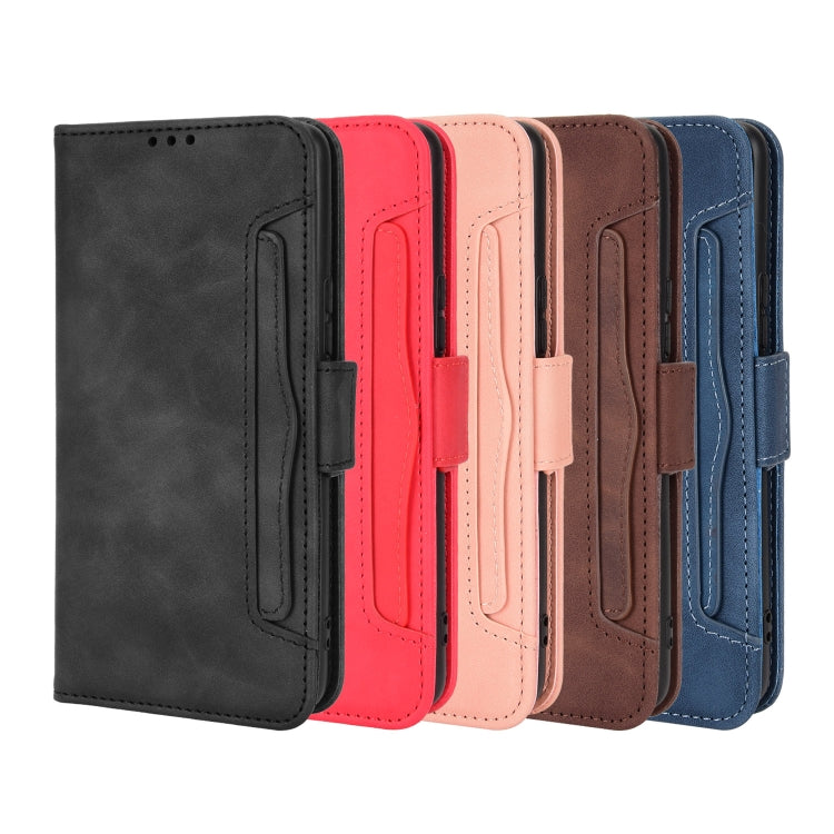 For Blackview A50 Skin Feel Calf Pattern Leather Phone Case(Blue) - More Brand by PMC TechLife | Online Shopping South Africa | PMC TechLife | Buy Now Pay Later Mobicred