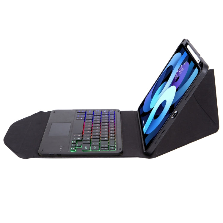 Z11B-AS Pen Slot Touchpad Backlight Bluetooth Keyboard Leather Tablet Case For iPad Pro 11 2021/2020/2018(Black) - For iPad Pro by PMC TechLife | Online Shopping South Africa | PMC TechLife