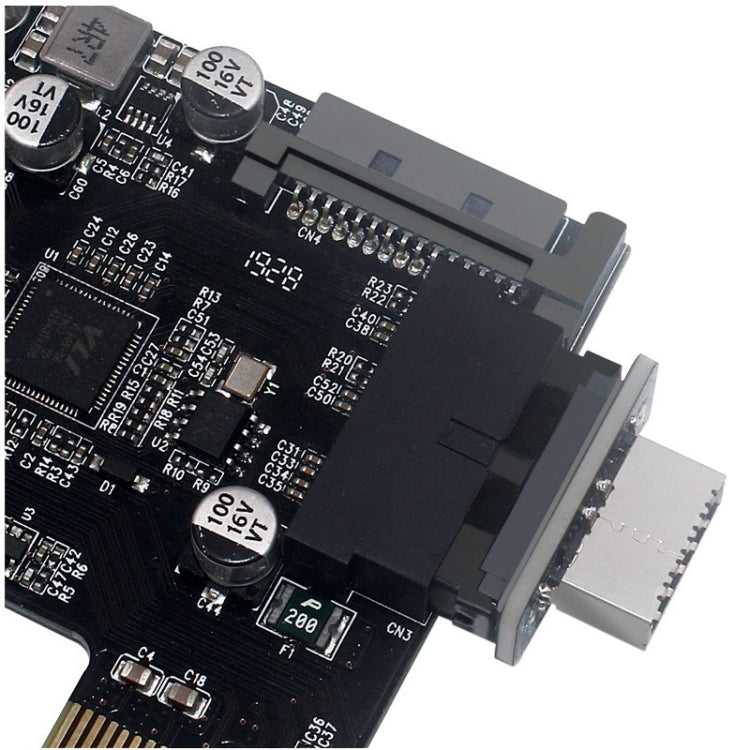 10 PCS 73S Mainboard USB 3.0 19P/20P to Type-E90 Degree Adapter - Others by PMC Jewellery | Online Shopping South Africa | PMC Jewellery | Buy Now Pay Later Mobicred