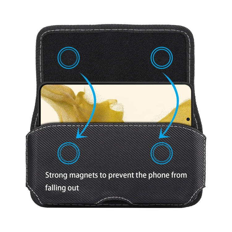 Oxford Cloth Mobile Phone Portable Waist Bag For 6.7-6.9 inch(Black) - by PMC TechLife | Online Shopping South Africa | PMC TechLife