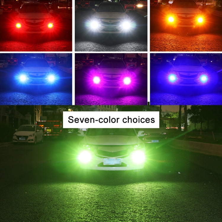 1 Pair 7440 12V 7W Strobe Car LED Fog Light(Ice Blue Light) - Fog / Driving Lights by PMC TechLife | Online Shopping South Africa | PMC TechLife | Buy Now Pay Later Mobicred