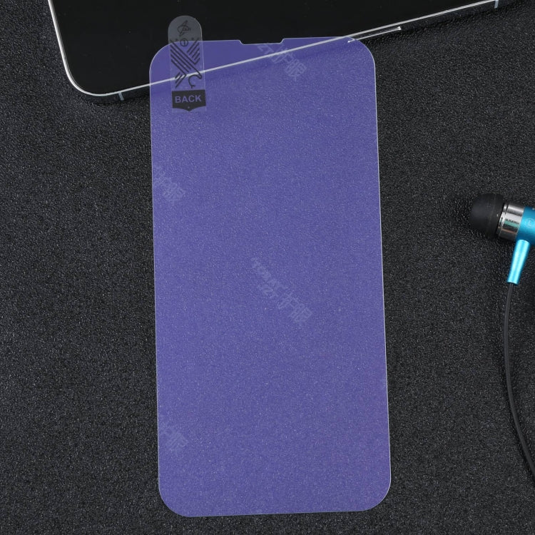 For iPhone 16e / 13 / 13 Pro Purple Light Eye Protection Tempered Glass Film - iPhone 13 Pro Tempered Glass by DIYLooks | Online Shopping South Africa | PMC TechLife | Buy Now Pay Later Mobicred