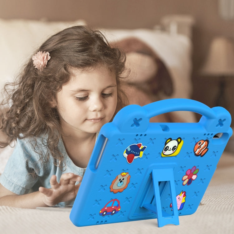 For Lenovo Tab M10 X605 / X505 / Tab P10 X705 Handle Kickstand Children EVA Shockproof Tablet Case(Sky Blue) - Lenovo by PMC TechLife | Online Shopping South Africa | PMC TechLife | Buy Now Pay Later Mobicred