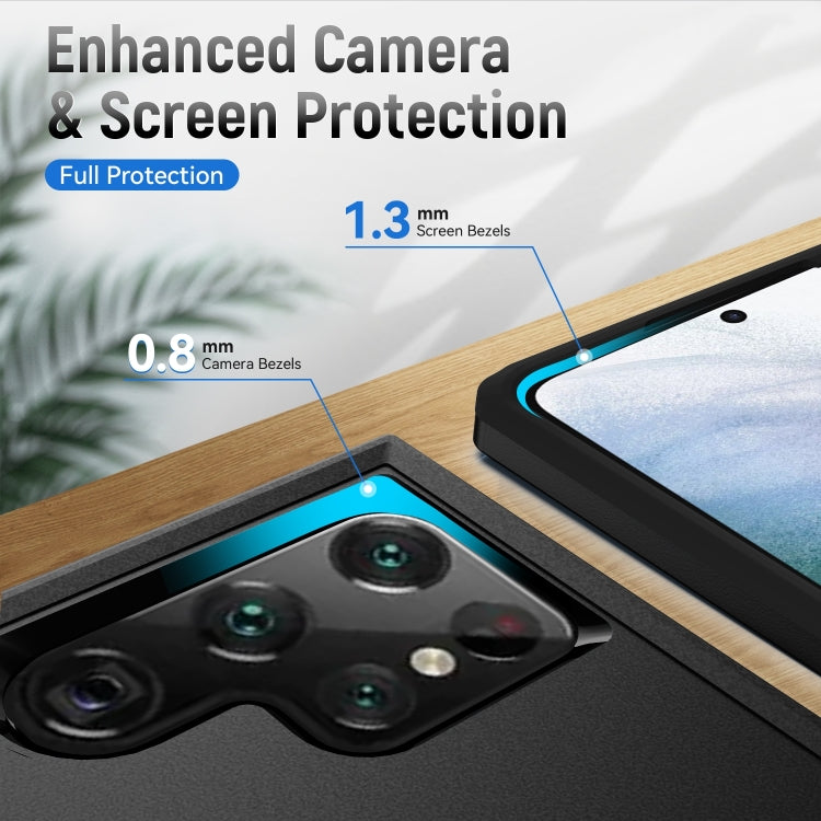 For Samsung Galaxy S23 Ultra 5G Pioneer Armor PC + TPU Phone Case(Black) - Galaxy S23 Ultra 5G Cases by PMC TechLife | Online Shopping South Africa | PMC TechLife