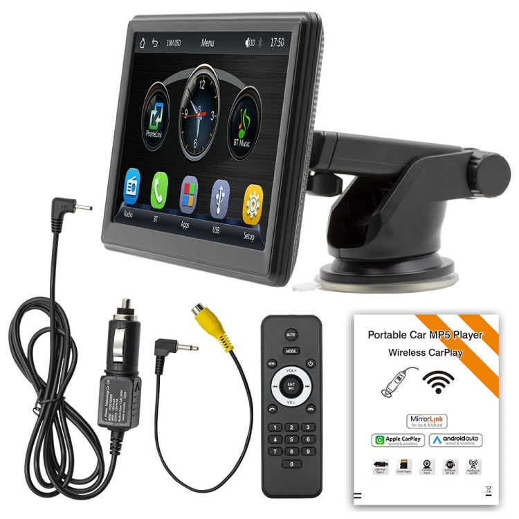 7 inch Wireless CarPlay Radio Multimedia Player 1080P IPS Touch Screen MP5 Radios Bluetooth Monitor - Car MP3 & MP4 & MP5 by PMC TechLife | Online Shopping South Africa | PMC TechLife | Buy Now Pay Later Mobicred